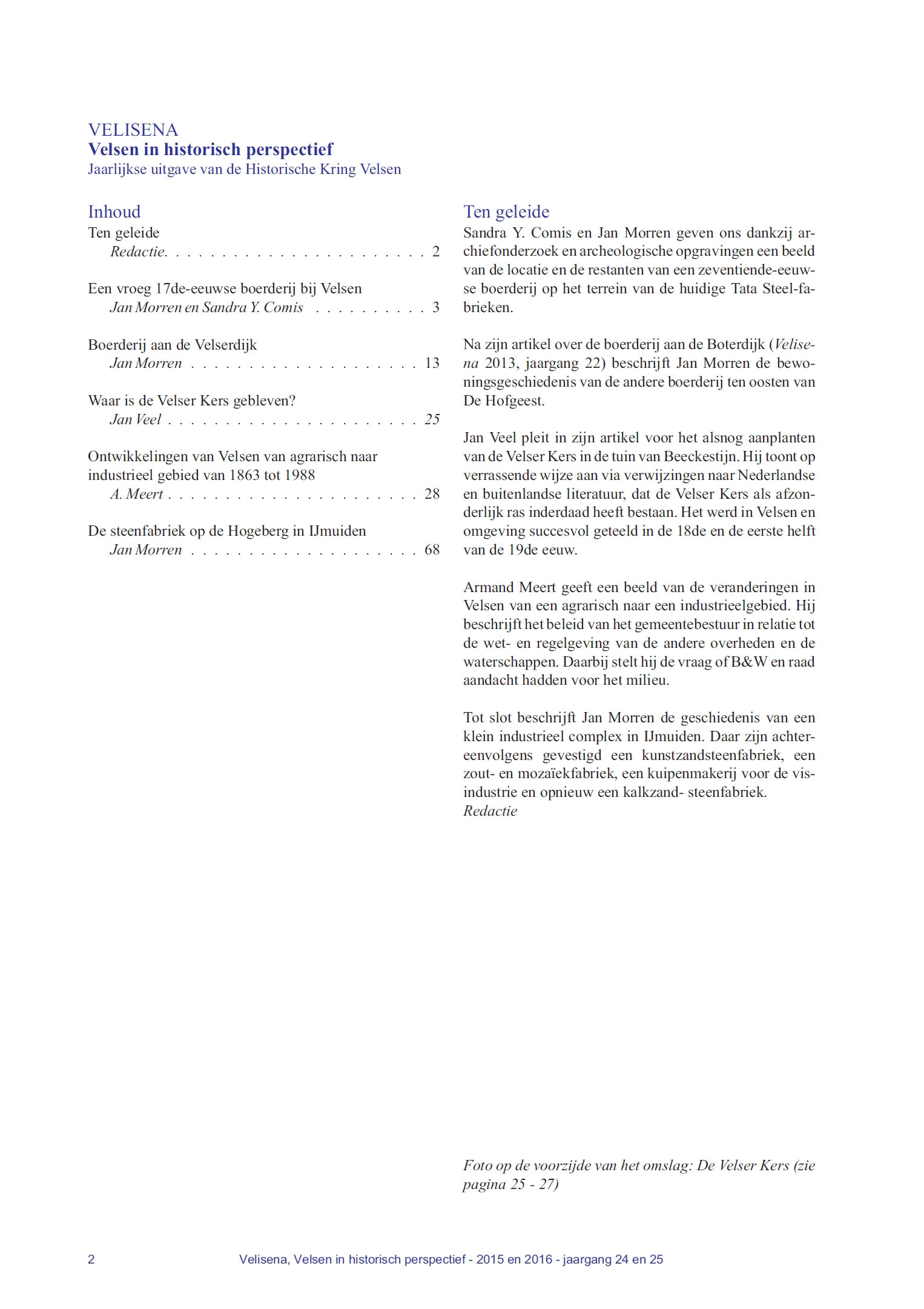 Velisena 24-25 (2015-2016) - Afbeelding 2